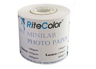 Papel seco brillante de la foto del chorro de tinta RC Minilab para la frontera Epson Surelab Noritsu de Fuji