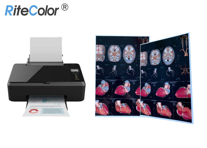 Materia prima A4 A3 13x17 de la proyección de imagen médica del ultrasonido del ANIMAL DOMÉSTICO blanco de la película para la impresión del chorro de tinta