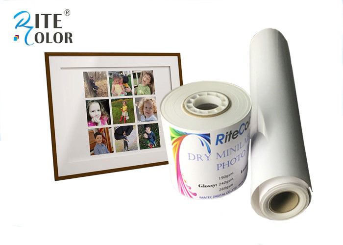 La resina blanca brillante cubierta semi glosa la impresora de Mini Lab Photo Paper For Fujifilm
