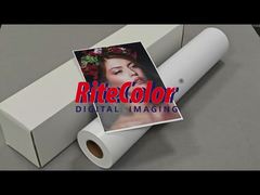 Rollo de papel fotográfico microporoso brillante RC para impresión de gran formato