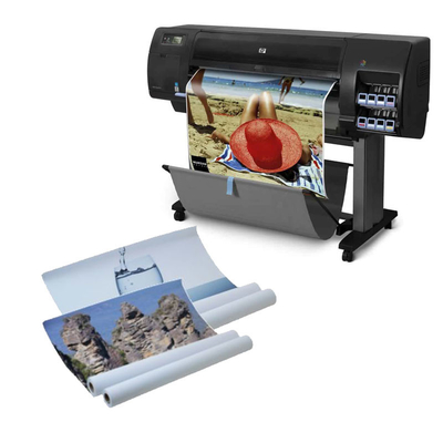 Tinta de inyección de agua 260gm RC Luster papel fotográfico rollo para la impresión Epson