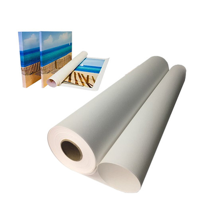 Latéx / Eco Solvent Inkjet Poly Cotton Canvas Matte Finish para la impresión de gran formato