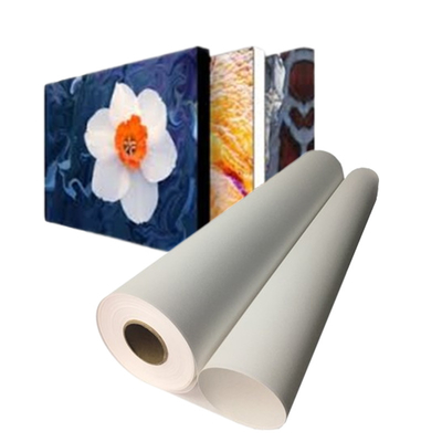 Impresión de gran formato 100% de algodón de lona impermeable para impresora de inyección de tinta