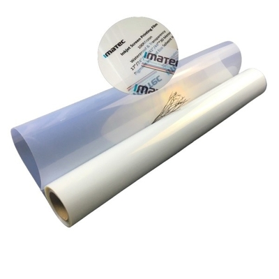 Muestra gratuita de película de inyección de tinta transparente lechosa impermeable para la impresión de pantalla positiva