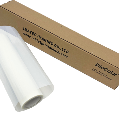 Tinta de colorante de pigmento de color blanco lechoso Impresión de pantalla de inyección de tinta Película transparente a prueba de agua 100 micras