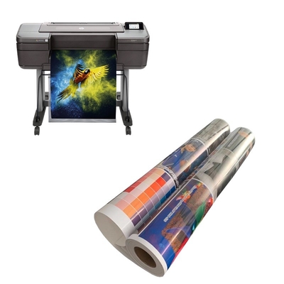 Papel fotográfico revestido con resina brillante para impresión a chorro de tinta de gran formato