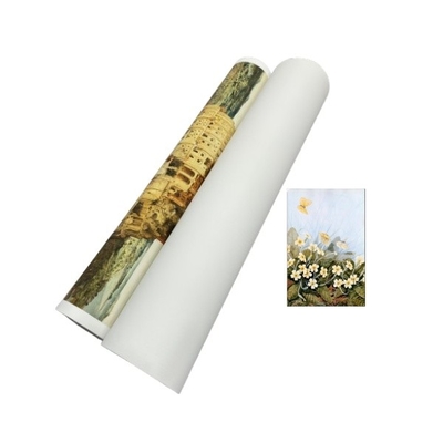 Rollo de lienzo de inyección de tinta de poliéster para impresión