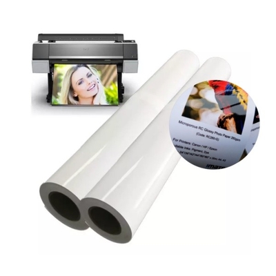 Papel fotográfico recubierto de resina impermeable de 260 gramos Papel brillante para impresión por chorro de tinta
