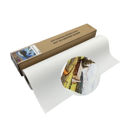 Imprimible impermeable Matte 360gm de polialgodón de inyección de tinta de lienzo para pigmento / tinta de colorante