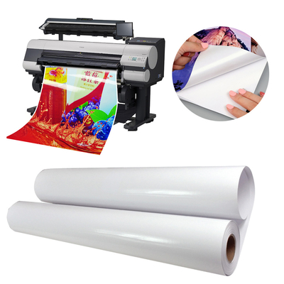 Papel adhesivo de etiqueta autoadhesivo y transparente 115gm