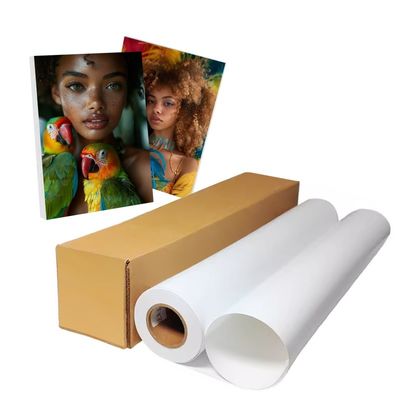 Rollo de papel fotográfico de inyección de tinta de pigmento RC 240gsm con recubrimiento de resina