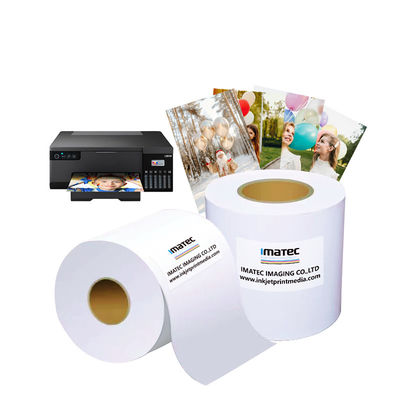 Papel fotográfico de alta calidad acuoso de inyección de tinta de 240 gramos Minilab Luster para impresión Fujifilm