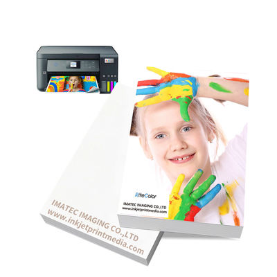 RC Papel fotográfico A4 Brillante 240gm 8.5'*11' Hojas Impresión de tinta pigmento colorante