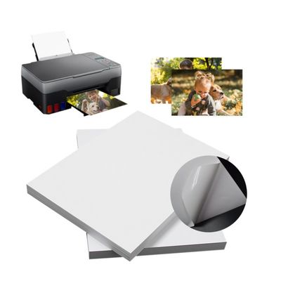 Material de etiqueta de venta en fábrica Matte 108GSM Papel de etiqueta para impresión por chorro de tinta