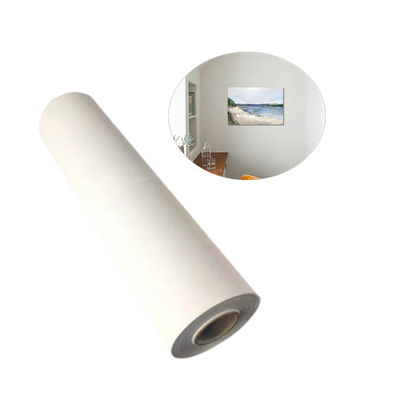 280 g de rollos de lienzo de poliéster de inyección de tinta mate con recubrimiento para arte de pared