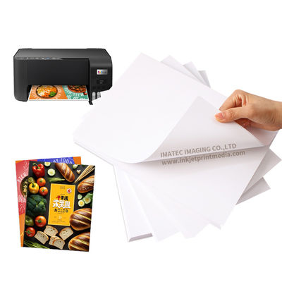 Papel adhesivo autoadhesivo de inyección de tinta de pigmento de 135 gramos