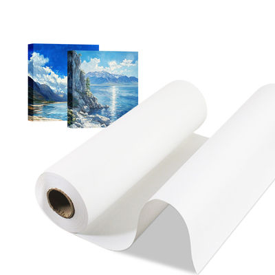 Excelente compatibilidad con el solvente ecológico UV y la tinta de látex 280 g rollos de lienzo de poliéster mate