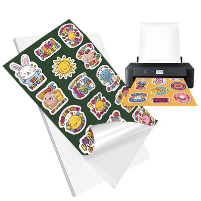 Material de etiqueta autoadhesivo Papel adhesivo mate de 128 gramos para impresión por chorro de tinta