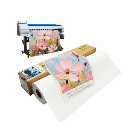Lanteja de algodón de inyección de tinta para eco-solvente y impresión de látex 360gm Lanteja mate para decoración de paredes y producción gráfica