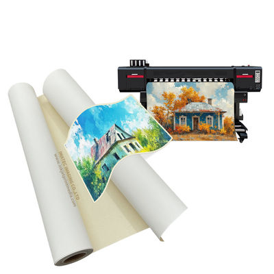 Impresión de inyección de tinta UV de Eco Solvent Latex 360gm de lienzo de algodón mate