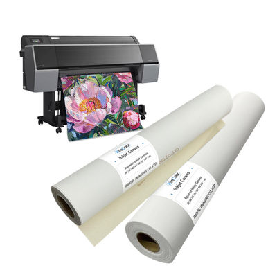 127cm 152cm ancho mate 280gsm lienzo de poliéster para la impresora de tinta de solvente ecológico