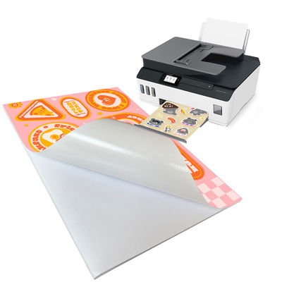 Etiqueta adhesiva de papel sintético de polipropileno de inyección de tinta autoadhesivo brillante de PP