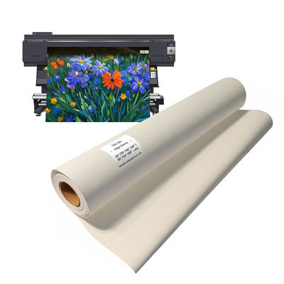 380 gramos 50' 60' Económico poli algodón ecológico solvente de lona mate rollo de inyección de tinta