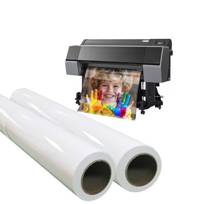 Rollo de papel fotográfico RC de inyección de tinta de 260 g Seco instantáneo brillante para impresora EPSON/CANON/HP