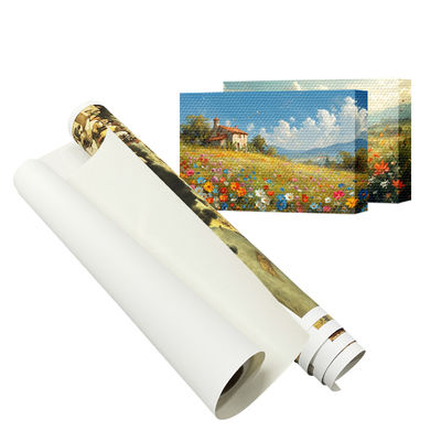 Impresión de inyección de tinta de gran formato en lienzo mate de 380 g/m² para impresión con disolventes ecológicos