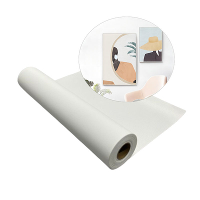 Rollo de lienzo de polialgodón mate de 380 g/m² para impresión con eco-solvente, UV y látex