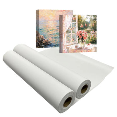 Rollo de lienzo de poliéster mate de 280 g/m² sin ácido para impresoras Eco-Solvent, Látex y UV con múltiples tamaños y muestras gratuitas