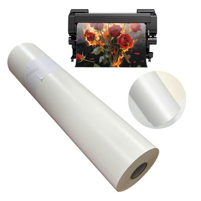 Rollo de lienzo de polipaño brillante de calidad superior para impresión instantánea a chorro de tinta a base de agua seca