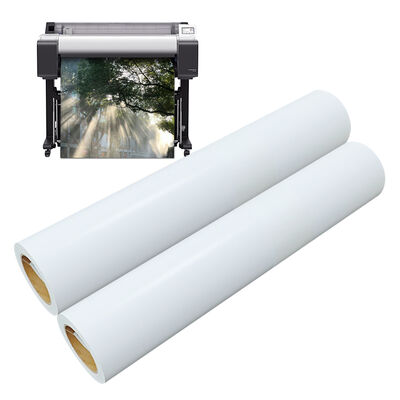 Rollo de papel fotográfico revestido con resina de acabado brillante de 260 gramos para impresoras de inyección de tinta de colorantes de pigmento