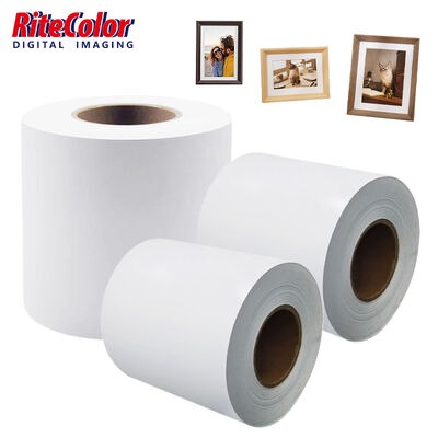Rollo de papel fotográfico de inyección de tinta Premium Dry Minilab RC Lustre para impresión digital profesional