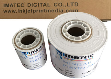 Lustre seco del rollo 240Gsm del papel de la foto de Digitaces Minilab brillante en 6