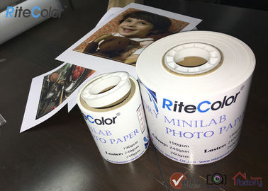 rollo superior del papel de la foto de Minilab del chorro de tinta de 240Gsm Digitaces RC brillante y lustre en 4
