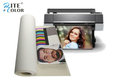 Rollo 100% de la lona del chorro de tinta del algodón acuoso para la impresión del chorro de tinta del formato grande