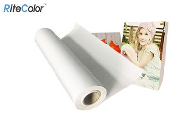 Lona brillante resistente Rolls del poliéster de agua para el arte que imprime base del rollo de 2 pulgadas/3 pulgadas