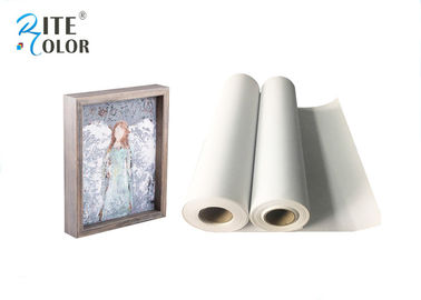 La lona mate impermeable Rolls del poliéster 280gsm escoge el lado para la impresión del chorro de tinta de Giclee