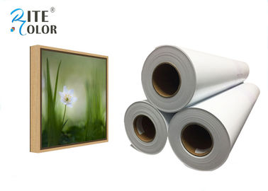 Papel cubierto resina de alta densidad del final de la superficie del lustre del papel de la foto para la impresión de la foto