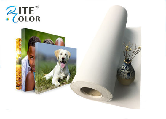 Cartel al aire libre que imprime a Matte Polyester Inkjet Canvas Blank 280gsm blanco